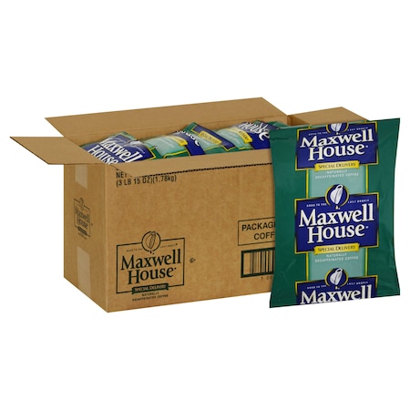 Maxwell House Coffee Special Delivery Decaffeinated Ground Coffee 1.5 oz., PK42 10043000885915